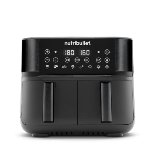 Nutribullet NBA081B 8L Twin Drawer Air Fryer Black